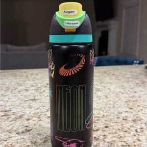 Owala Neon Black Water Bottle